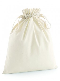 Organic Cotton Draw Cord Bag