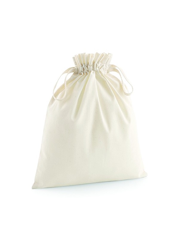 Organic Cotton Draw Cord Bag