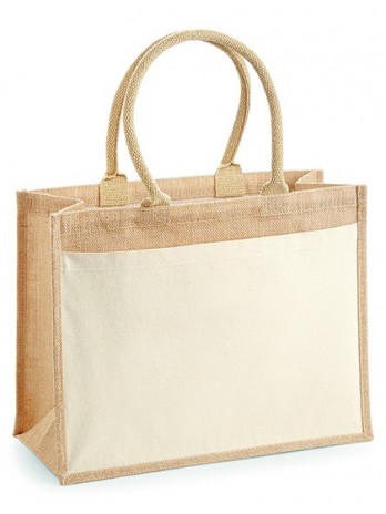 Cotton Pocket Jute Shopper