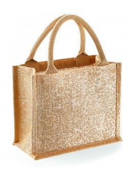 Shimmer Jute Mini Gift Bag