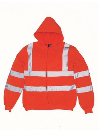 Hi-Vis Zip Hoodie