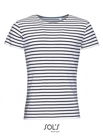 Men´s Round Neck Striped T-Shirt Miles