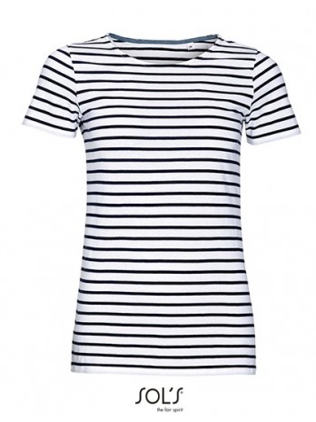 Women´s Round Neck Striped T-Shirt Miles