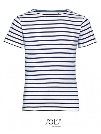 Kids´ Round Neck Striped T-Shirt Miles