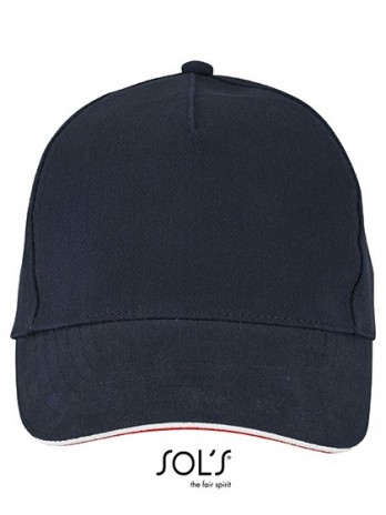 Unisex Contrast Three-Colour Cap Longchamp