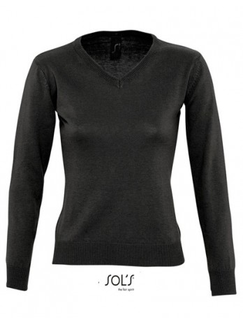 Women´s V-Neck Sweater Galaxy