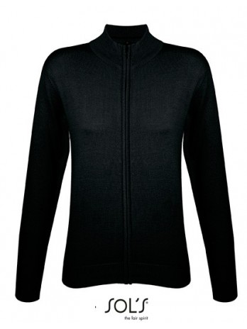 Women´s Zipped Knitted Cardigan Gordon