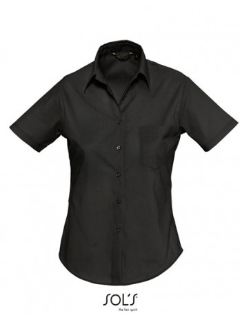 Popeline-Blouse Escape Short Sleeve