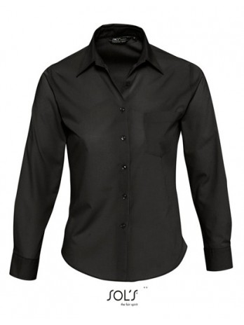 Popeline-Blouse Executive Long Sleeve