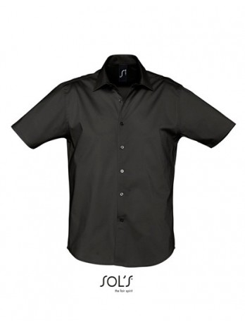 Men´s Stretch-Shirt Broadway Short Sleeve