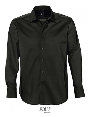 Men´s Stretch-Shirt Brighton Long Sleeve