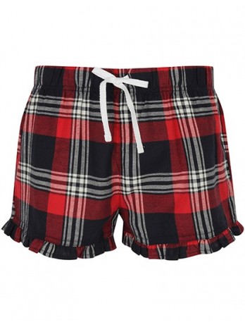 Women´s Tartan Frill Lounge Shorts