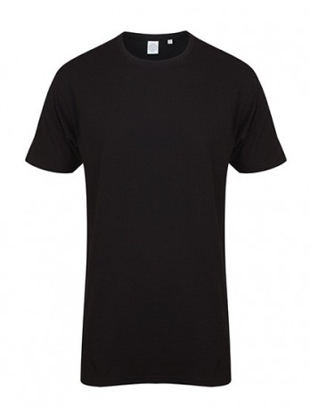 Men´s Longline T-Shirt With Dipped Hem