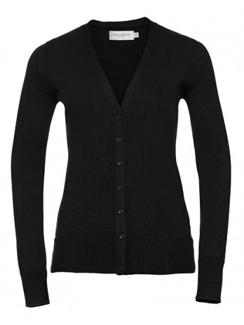 Ladies´ V-Neck Knitted Cardigan