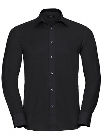 Men's Long Sleeve Tailored...