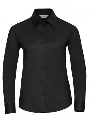 Ladies' Long Sleeve Tailored Oxford Shirt