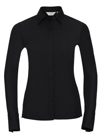 Ladies' Long Sleeve Fitted Ultimate Stretch Shirt