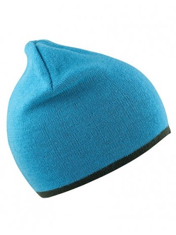 Soft Feel Cuffless Reversible Beanie
