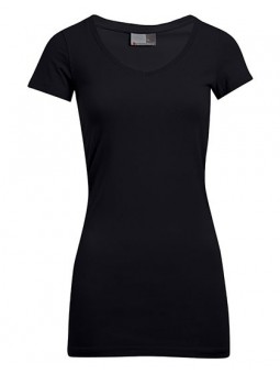 Women´s Slim Fit V-Neck-T Long