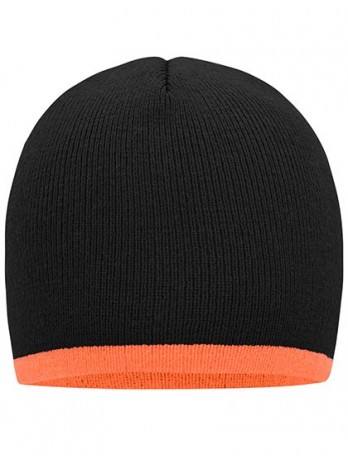 Beanie With Contrasting Border
