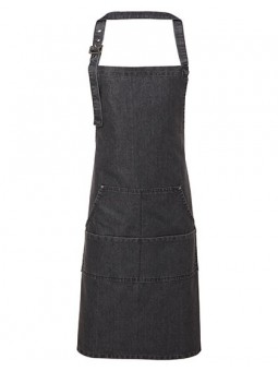Jeans Stitch Denim Bib Apron