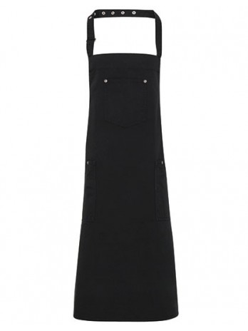 Cotton Chino Bib Apron