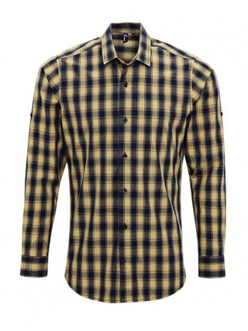 Men´s Mulligan Check Cotton Long Sleeve Shirt