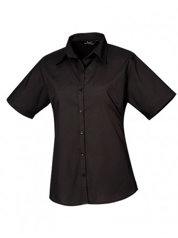 Women´s Poplin Short Sleeve Blouse