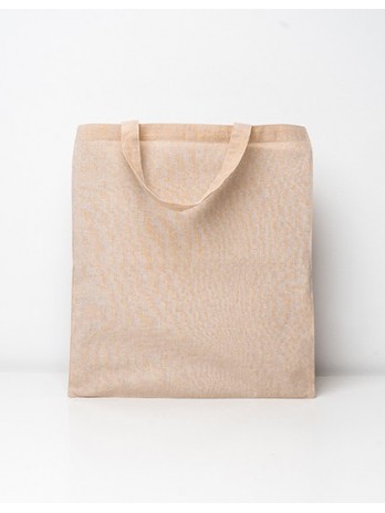 Cotton Bag Natural Short Handles