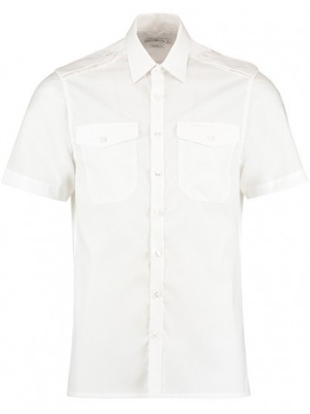 Men´s Tailored Fit Pilot Shirt Short Sleeve