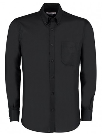 Men`s Slim Fit Workwear Oxford Shirt Long Sleeve