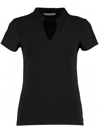 Women`s Regular Fit Mandarin Collar Top