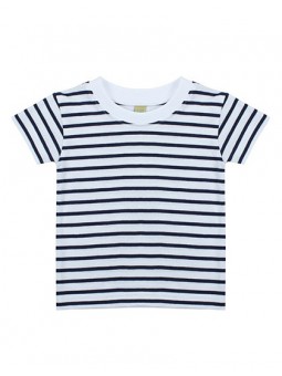 Short Sleeved Stripe T Shirt