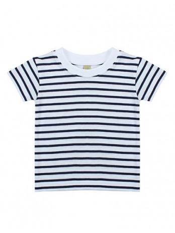 Short Sleeved Stripe T Shirt