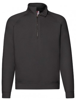 Premium Zip Neck Raglan Sweat