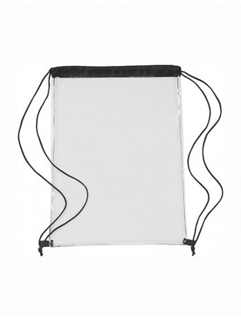Transparent PVC Drawstring Backpack