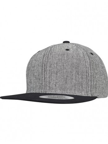 Melange Solid Snapback