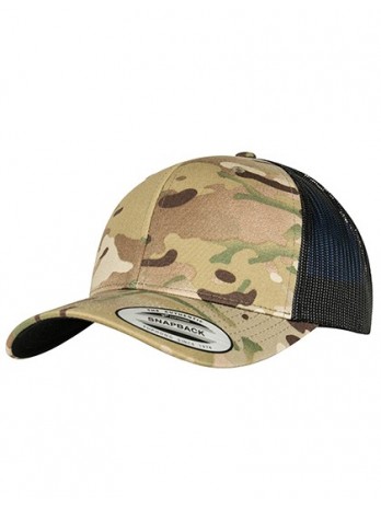 Retro Trucker Multicam Cap