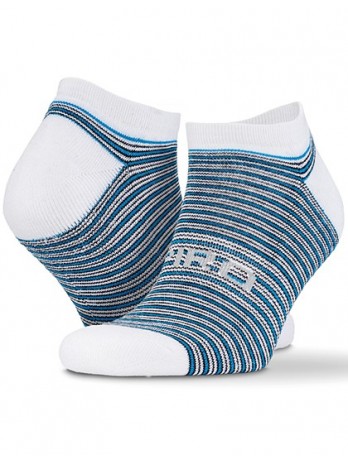 3-Pack Mixed Stripe Coolmax Sneaker Socks