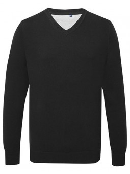 Men´s Cotton Blend V Neck...
