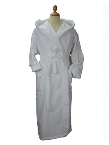 DeLuxe Velour Bathrobe with hood