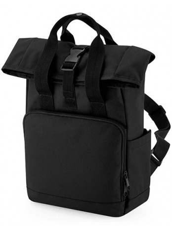 Recycled Mini Twin Handle Roll-Top Backpack