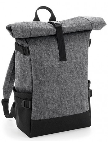 Block Roll-Top Backpack