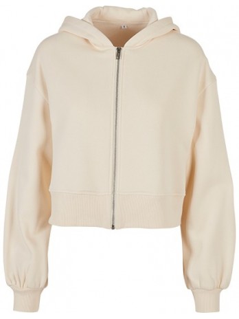 Ladies Short Oversized Zip Jacket