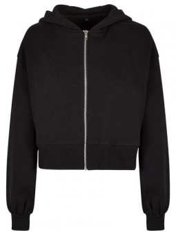 Ladies Short Oversized Zip...