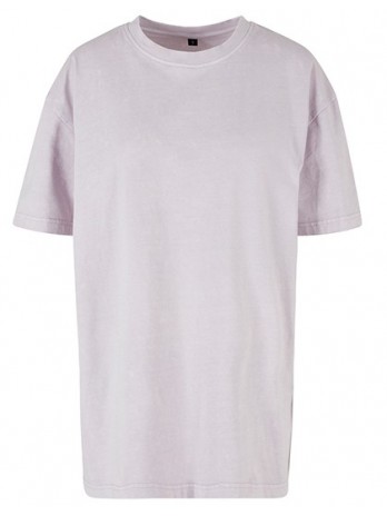 Ladies Oversized Acid Wash Tee
