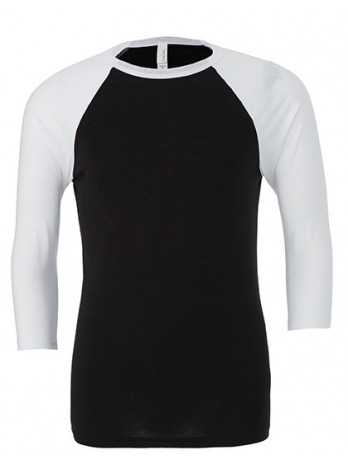 Unisex 3/4 Sleeve Baseball T-Shirt