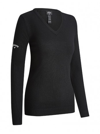 Ladies V-Neck Merino Sweater