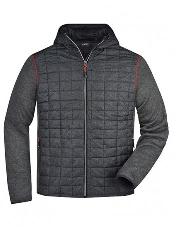 Men´s Knitted Hybrid Jacket