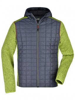 Men´s Knitted Hybrid Jacket